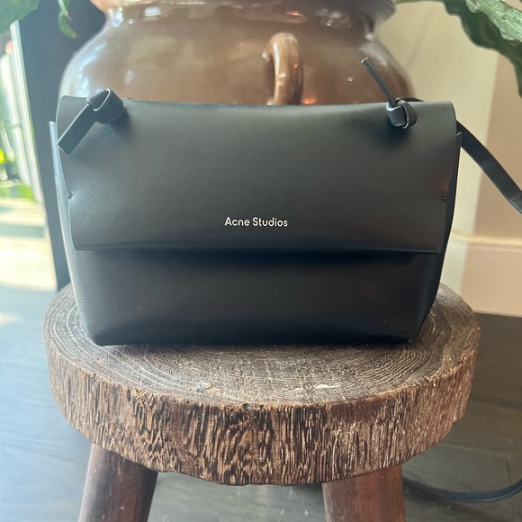 Acne Studios Black Mini Knotted Bag - Picture 5 of 7